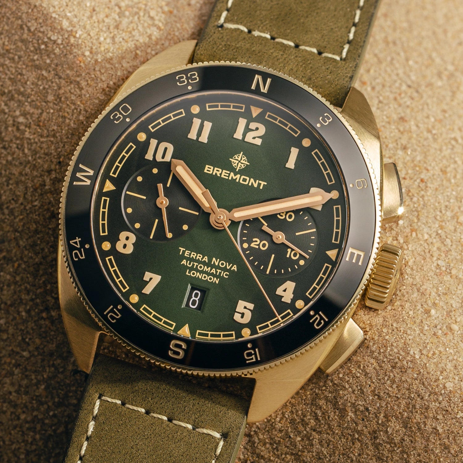 Bremont Watch Company Watches | Mens | Terra Nova Terra Nova 42.5 Chronograph Bronze