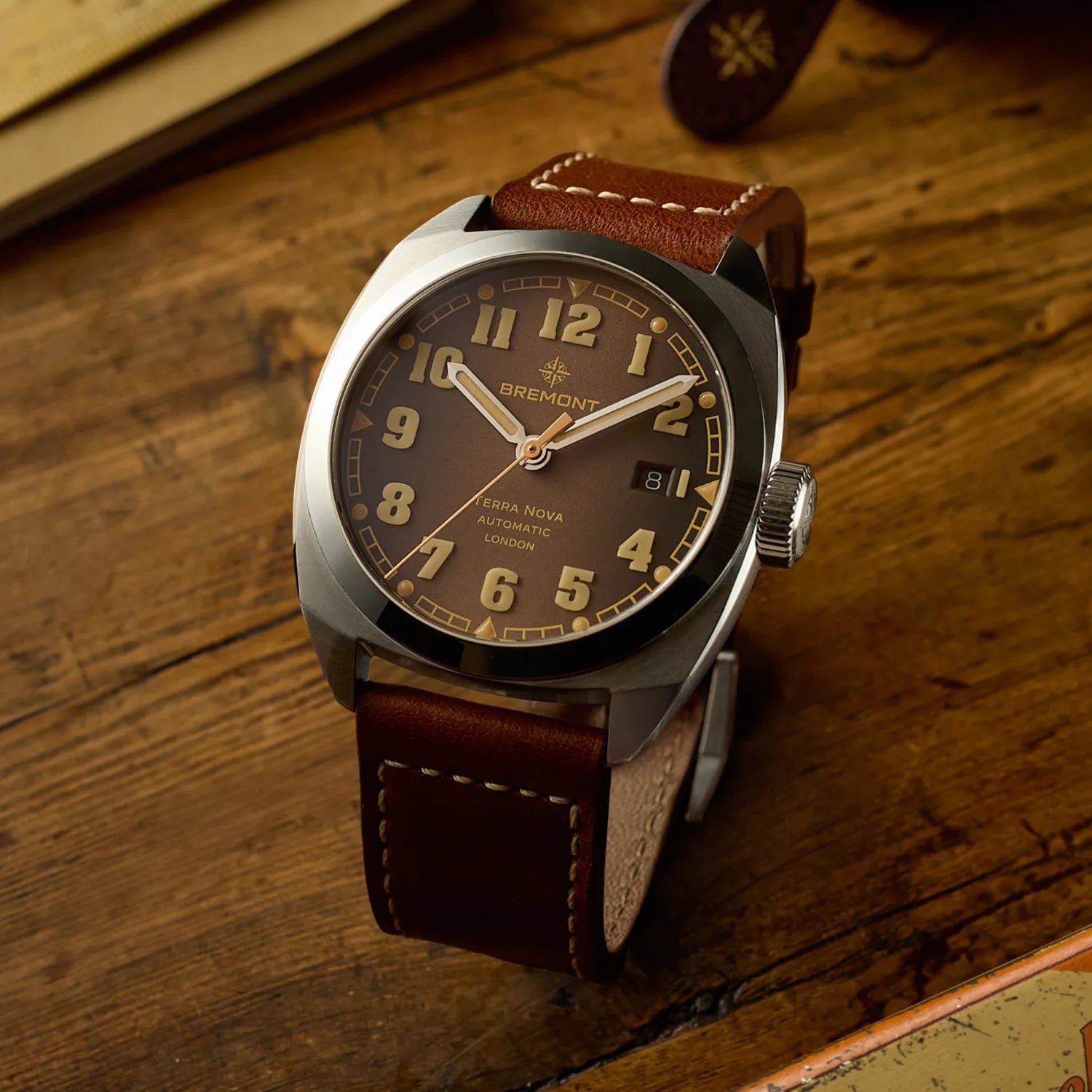 Bremont Watch Company Watches | Mens | Terra Nova Terra Nova 40.5 Date 'Caramel'