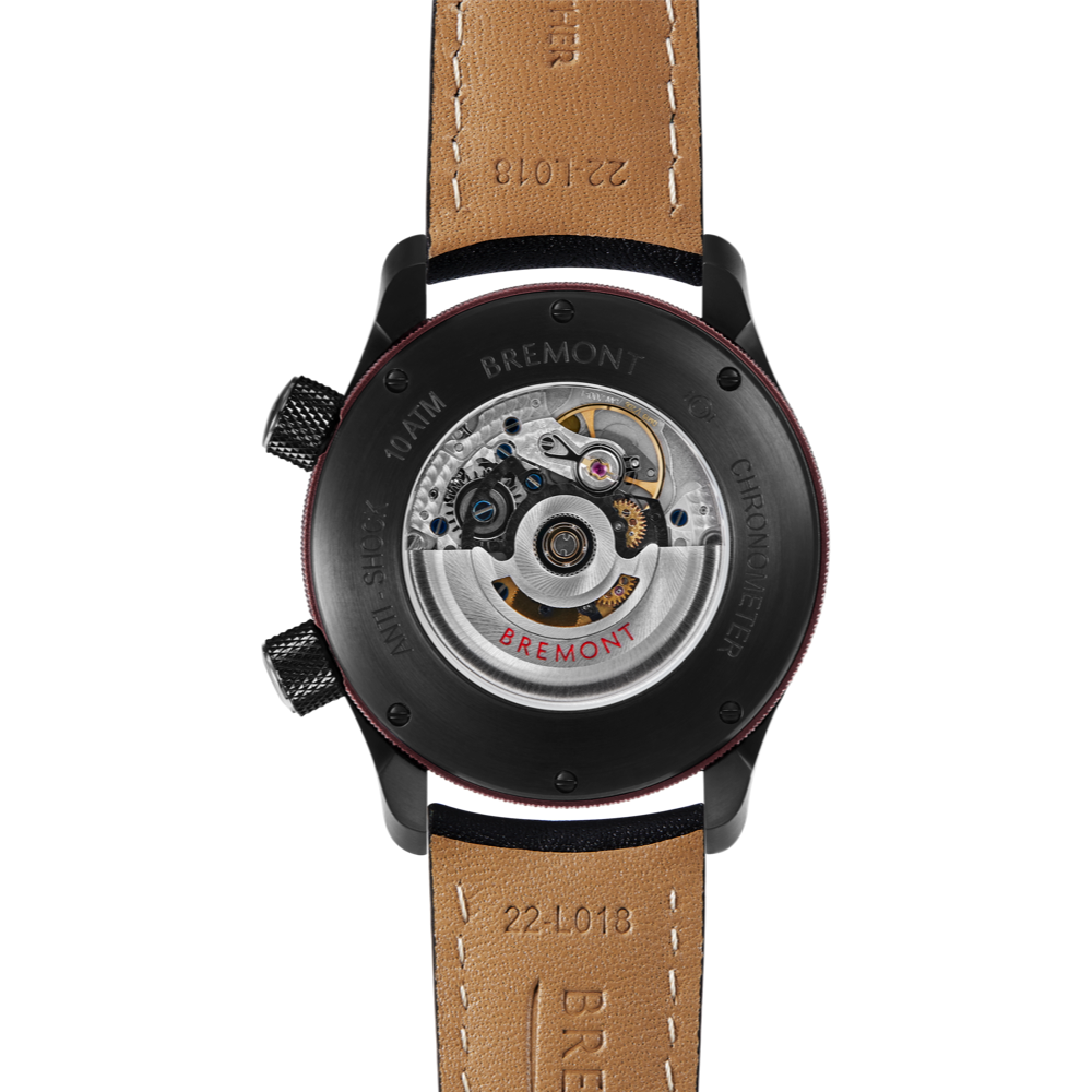 Bremont Watch Company Configurator MBII Custom DLC, White Dial with Anthracite Barrel & Open Case Back