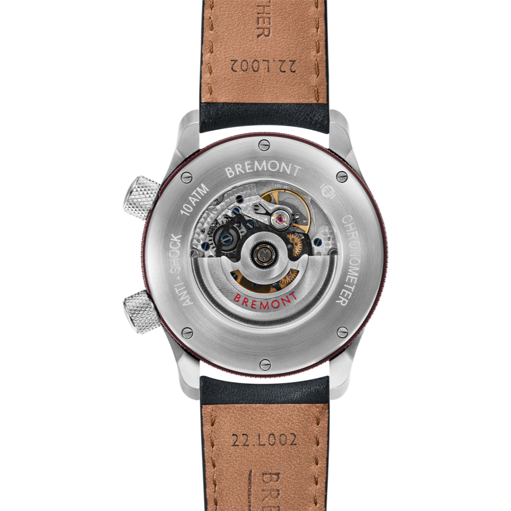 Bremont Watch Company Configurator MBII Custom Stainless Steel, Black Dial with Anthracite Barrel & Open Case Back