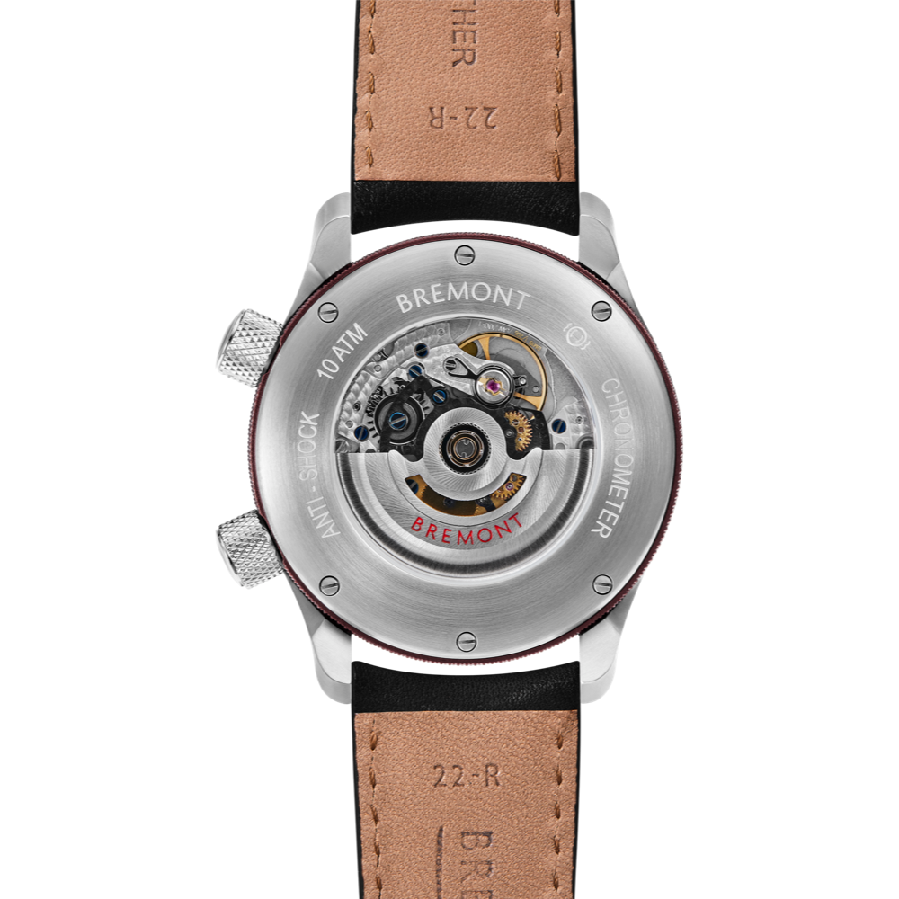 Bremont Watch Company Configurator MBII Custom Stainless Steel, Black Dial with Anthracite Barrel & Open Case Back